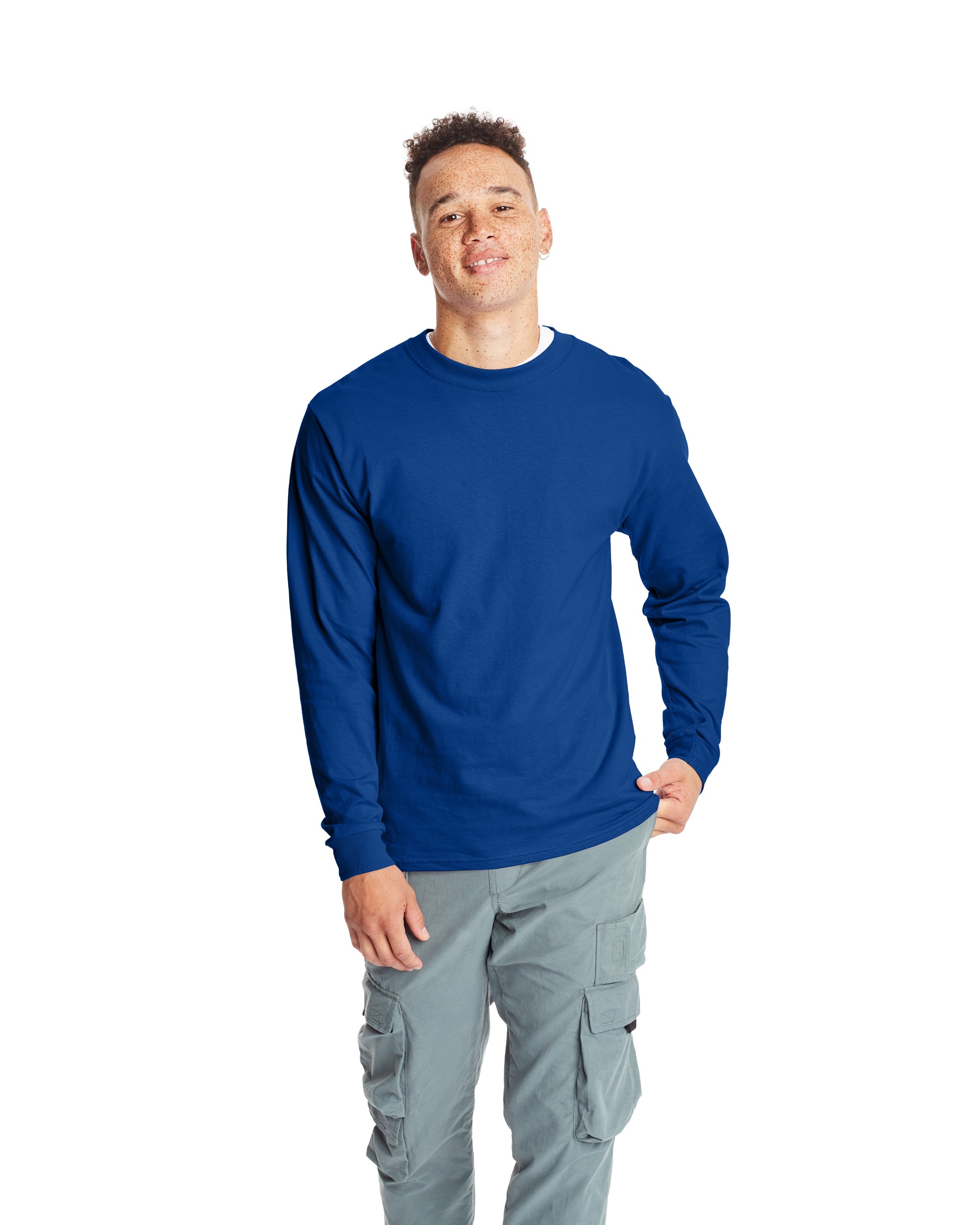 Hanes® 5186 Beefy-T® Long Sleeve T-Shirt