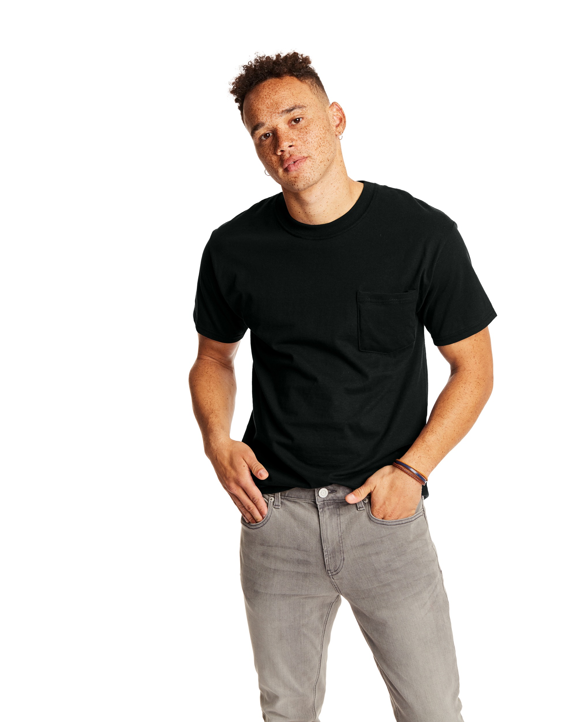 Hanes® 5190 Beefy-T® T-Shirt with Pocket
