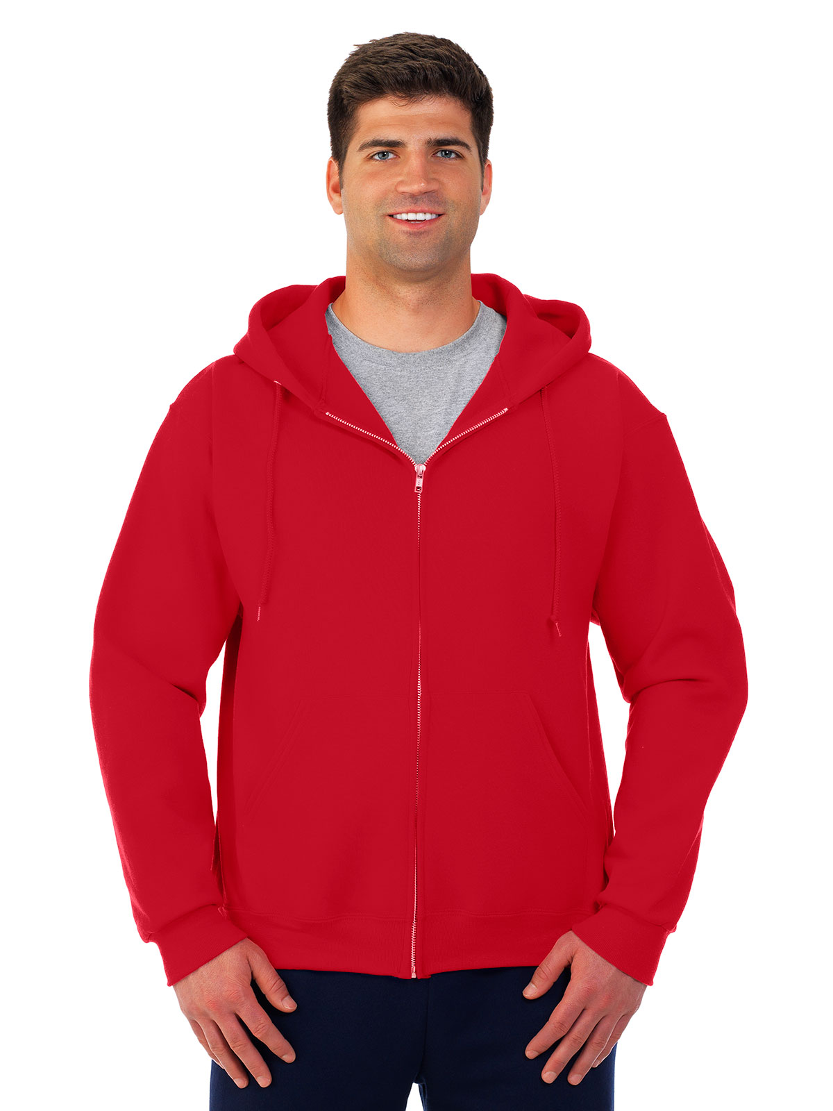 JERZEES® 4999MR Super Sweats® NuBlend® Unisex Full-Zip Hooded Sweatshirt