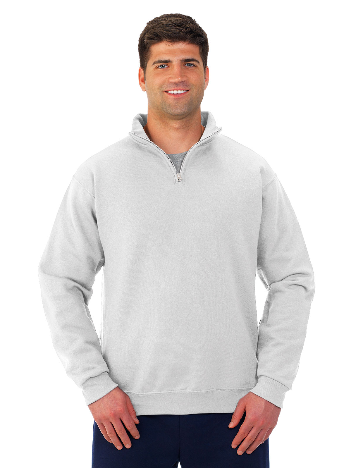 JERZEES® 995MR NuBlend® Unisex Quarter-Zip Cadet Collar Sweatshirt