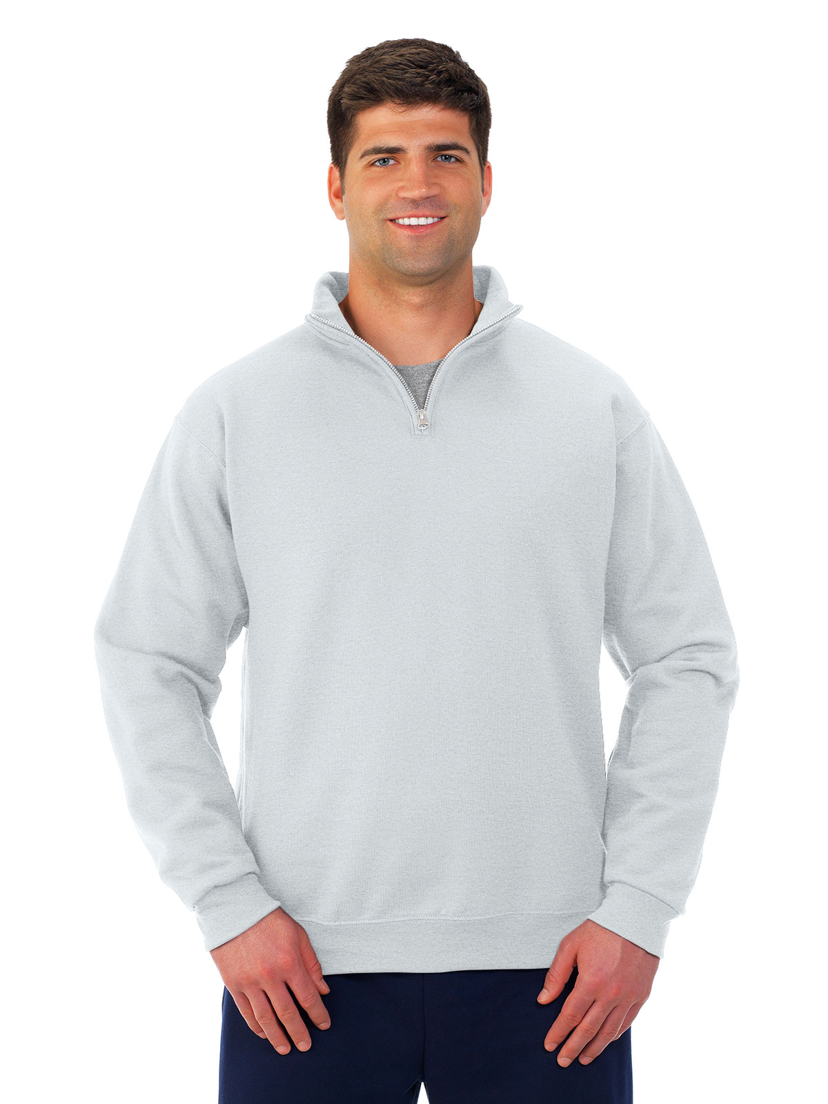 JERZEES® 995MR NuBlend® Unisex Quarter-Zip Cadet Collar Sweatshirt