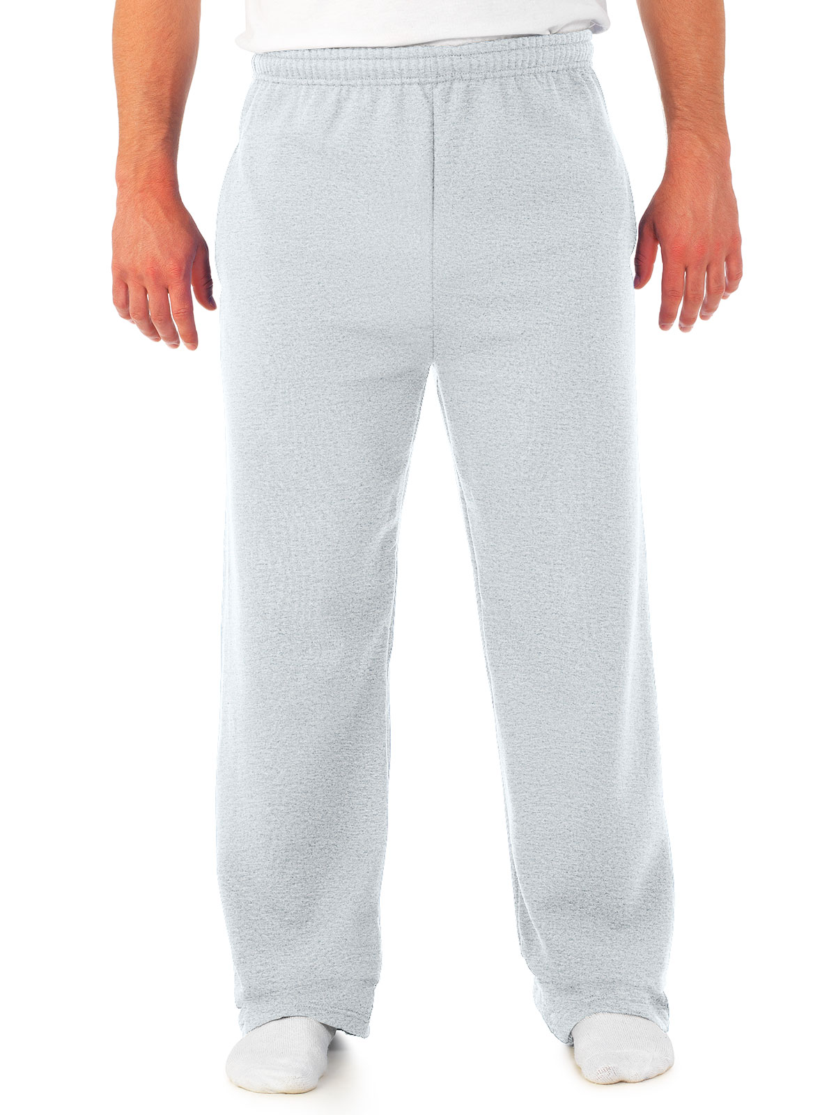 JERZEES® 974MPR NuBlend® Pocketed Open-Bottom Sweatpants