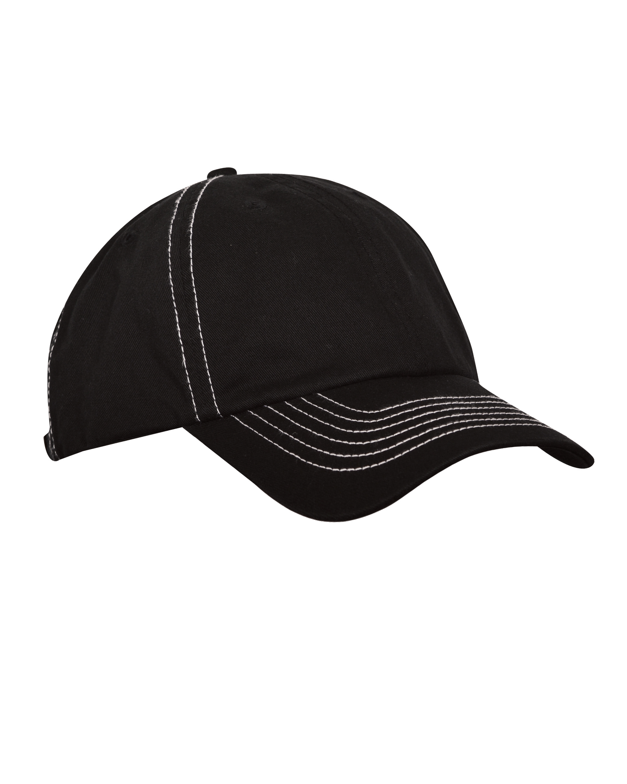 EastWest Embroidery 8360 Contrast Stitch Brushed Twill Cap