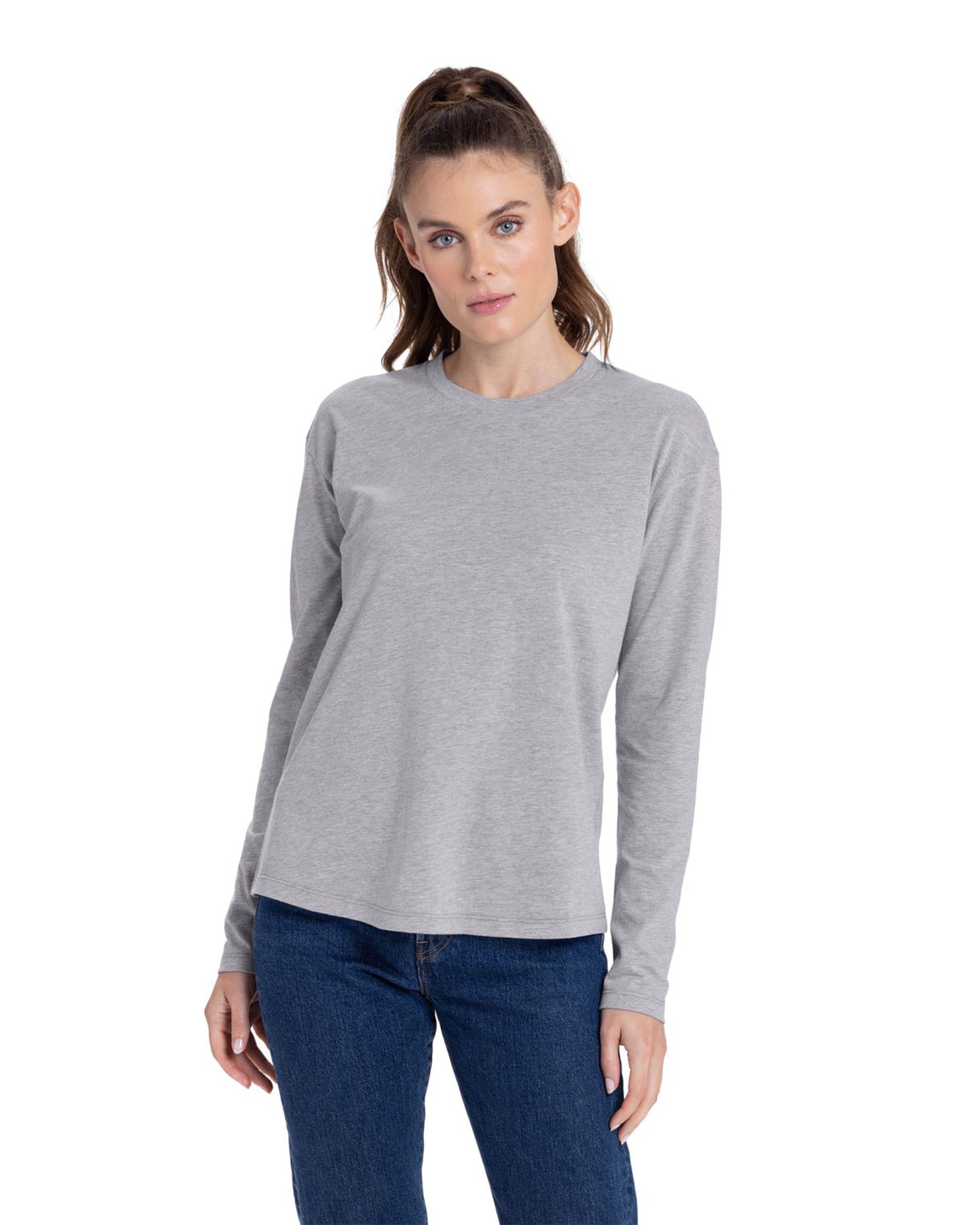 Next Level Apparel® 3911 Womens Relaxed Long Sleeve T-Shirt