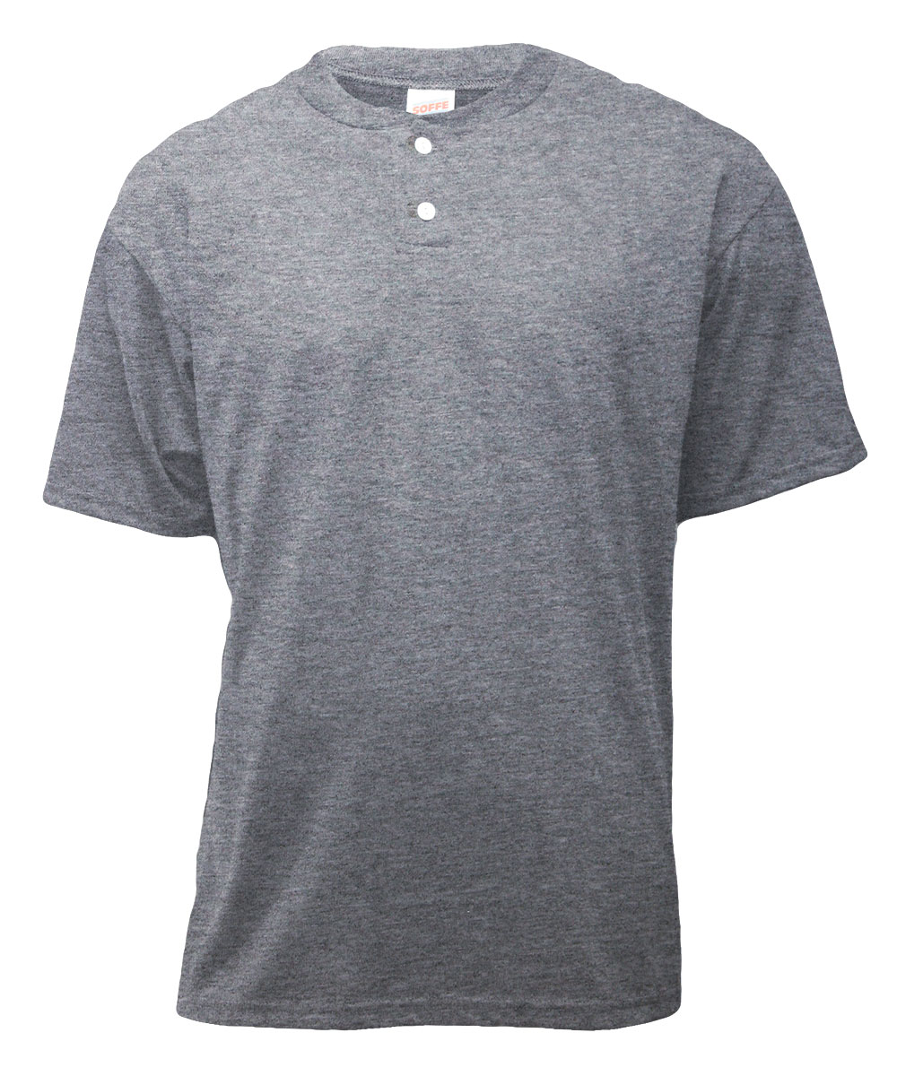 Soffe® B206 Youth Two Button Henley