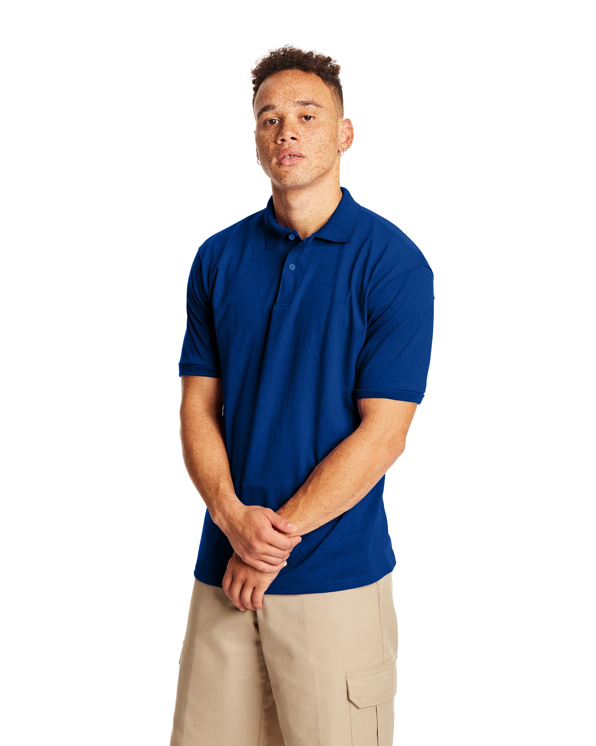 Hanes 054X EcoSmart® Jersey Polo Shirt